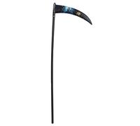 FIESTAS GUIRCA | Faux Décorée Amovible (100 cm) - Arme de Jouet pour Costume de Mort et Faucheuse - Idéal pour Halloween et Jour des Morts - Accessoire pour Fêtes - Noir