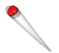 FIESTAS GUIRCA | Faux Joint de Déguisement (23 cm) - Accessoire Humoristique pour Fêtes Rastafari, Carnaval, Cannabis, Enterrements de Vie de Garçon et Déguisements - Adulte Enfant - Blanc