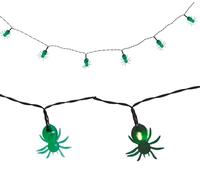 Fiestas Guirca Guirlande araignée LED à Piles Vert