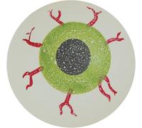 FIESTAS GUIRCA Lot de 5 balles/yeux en caoutchouc (2,5 cm) - Brillent dans le noir - Accessoire pour tour, traitement et décoration d'Halloween - Idéal pour fêtes et célébrations - Multicolore