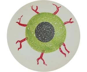 FIESTAS GUIRCA Lot de 5 balles/yeux en caoutchouc (2,5 cm) - Brillent dans le noir - Accessoire pour tour, traitement et décoration d'Halloween - Idéal pour fêtes et célébrations - Multicolore