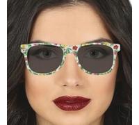 FIESTAS GUIRCA | Lunettes Exotic Multicolores - Accessoire de Fête pour Été et Graduations - Idéal pour Célébrations Hawaïennes et Fêtes à Thème - Unisexe Adulte - Multicolore