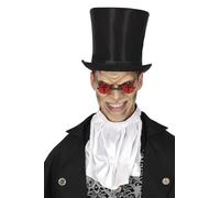 FIESTAS GUIRCA Lunettes gothiques (taille unique) - Accessoire pour déguisement de vampire et d'Halloween - Idéal pour les fêtes d'horreur et les célébrations à thème - Rouge et noir