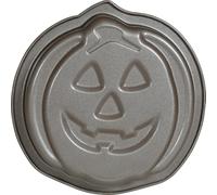 FIESTAS GUIRCA | Moule Métallique pour Gâteaux Citrouille (14 cm) - Décoration de Table pour Halloween et Fêtes de Fantômes - Idéal pour Célébrations et Événements - Gris