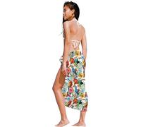 FIESTAS GUIRCA Pareo Exotic Foulard en tissu pour fêtes d'été et remise de diplôme Accessoire idéal pour fêtes hawaïennes et autres occasions Multicolore 150 x 100 cm