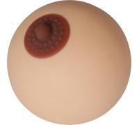 FIESTAS GUIRCA | Prothèses de Seins en Latex Souple (9 cm) - Accessoire pour Enterrement de Vie de Garçon et Fêtes Déguisées - Idéal pour Soirée Bachelor et Célébrations Amusantes - Naturel