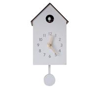 Fieuaah Horloge Murale Coucou, décor de nichoir analogique, CZ003 | Appel horaire des oiseaux, horloge à piles pour les murs du salon à l ' intérieur