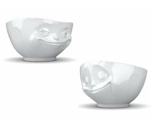 Fiftyeight lot de 2 chaises expressions heureux bol, tasse à café au lait-tV tasses