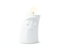 FIFTYEIGHT PRODUCTS Doudou à Bougie « Verschmust » (Grand bougeoir, Blanc, fabriqué en Allemagne)