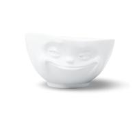 FIFTYEIGHT PRODUCTS / Mugs/Bol Grinsend (Porcelaine, 500 ML, Blanc, fabriqué en Allemagne)