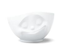 FIFTYEIGHT 3D Bol Glücklich – porcelaine 1000 ml blanc – fabriqué en Allemagne