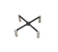 FIGEVIDA Grille en fonte 1 feu 206 x 206 mm pour cuisinière - PVA705-694091486 - G5319/OR - Produit original SMEG Code 694091486