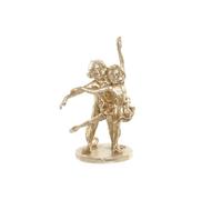 FIGURA RESINA 18,5X11,2X29,5 MONOS BAILARINES