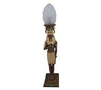 Figure égyptienne Lampe Srehle lampes Statue Cléopâtre 37 cm Statues Figures