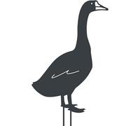 Figurine à piquer Oie - 50x34 cm - anthracite