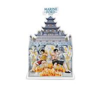 Figurine - ABYSTYLE - One Piece - Diorama Marineford - Acrylique - Intérieur - Mixte