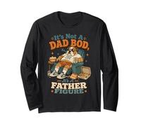 Figurine Amusante pour la fête des pères avec Inscription « Not A Dad BOD It's A Father » Manche Longue