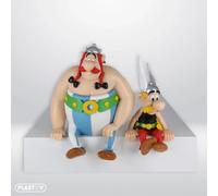 Plastoy Astérix Figurine Astérix & Obélix assis - PVC - 13 cm