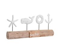 Figurine Baleine - Marron/Blanc