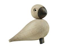Figurine bois oiseau chanteu Alfred H 15cm