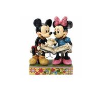 Figurine Collection Mickey et Minnie Sur un banc