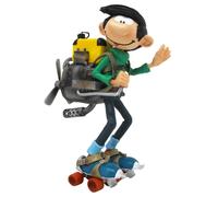 Figurine collection Plastoy Gaston Lagaffe, moteur sur patins à roulettes (2025)