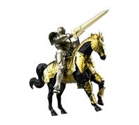 Figurine d'action du chevalier - Articulation positionnable à gamme complète, décoration mobile multi-articulée, modèle médiéval personnalisable à faire soi-même, figurine avec étui pour accessoires