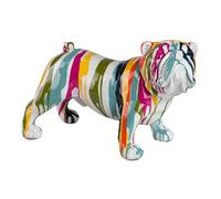Figurine de bouledogue français en résine 39 x 18 x 23 cm