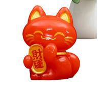 Figurine de Chat Maneki Neko | Figurine de Chat Maneki Neko - Statue de Chat à Collectionner pour Meubles de Bureau de Salon - Protection Contre