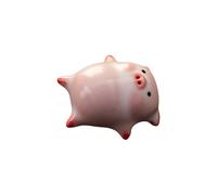 Figurine de cochon en céramique - Tasse à thé - Bulle sous le fond - Tasse à thé amusante - Tasse à eau - Pour adultes et enfants