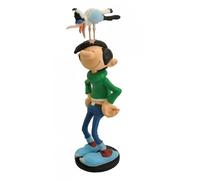Figurine de collection Plastoy: Gaston Lagaffe avec sa mouette (00312)