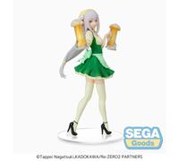Figurine de collection Sega ReZero Starting Life in Another World SPM Emilia Oktoberfest Ver. (re-run) Vert 21 cm