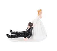 Figurine de Gâteau de Mariage Couple de Mariés Sujet Décoration de Gâteau de Mariage Figurine de Couple de Mariés, 1 Pièce