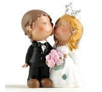 Figurine de Gâteau de Mariage JynxtoyZeal Couple de Mariés Gâteaux Couple Résine Figurine Décoration de Gâteau de Mariage Décoration de Gâteaux de Saint-Valentin