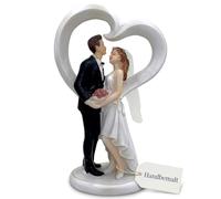 Figurine de gâteau de mariage pour couple de mariés - Décoration de gâteau de mariage, décoration de gâteau de noces, figurine décorative, topper de gâteau de mariage, figurine de couple de mariés