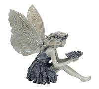 Figurine De Jardin Tournesol Assis, Fée 14 Cm Figurine Ange Figurine De Jardin Figurine Fée Décoration De Jardin