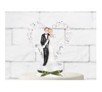 PartyDeco Nutial Sposi Kons Figurine Blanc 15 cm