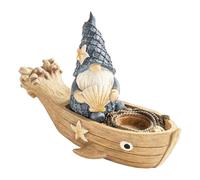 Figurine de nain nautique, décoration de nain de table avec charme fantaisiste inspiré du bord de mer pour la maison, la salle de bain, la décoration au bord de la piscine, 1 pièce