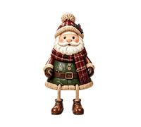 Figurine de Père Noël Centres de table de bureau vintage en résine aux | Décorations de table de Noël pour manteau de cheminée, table de chevet, comptoir, chambre, bureau, étagère