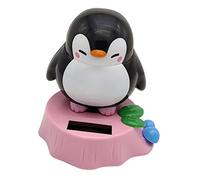 Figurine de pingouin dansant à énergie solaire - Décoration d'intérieur ou de bureau