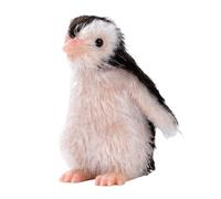 Figurine de pingouin en silicone : design sculpté en matériau durable doux, statue d'animaux de dessins animés, pingouins miniatures créatifs à collectionner | Décoration pour l'affichage L