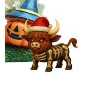 Figurine de vache Décoration Pour Maison Crâne Décoratif En Résine Mignon