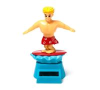 Figurine décoratif Solaire surfeur Puckator Multicolore 10x6,5x5,5 cm