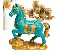 Figurine décorative en résine Année du cheval