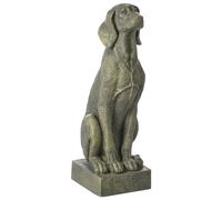Figurine Décorative Extérieure en Mgo 73cm Forme de Chien Verte Nairobi