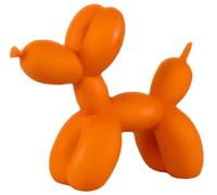 Figurine décorative orange « chien ballon » en résine synthétique, décoration de table