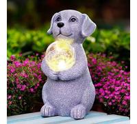 Figurine décorative solaire avec panneau solaire - Décoration pour le jardin et le salon