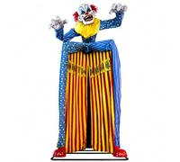 Figurine d'Halloween « Entrée de cirque avec clown » - Animatronic | 290 cm