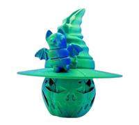 Figurine d'Halloween exquise effrayante impression 3D accessoire | Centre de table en forme de citrouille artificielle pour chambre à coucher, salle de ppartement, collectionneurs