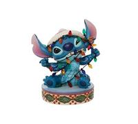 Figurine Disney Tradition - Lilo Et Stitch - Stitch Avec Guirlandes